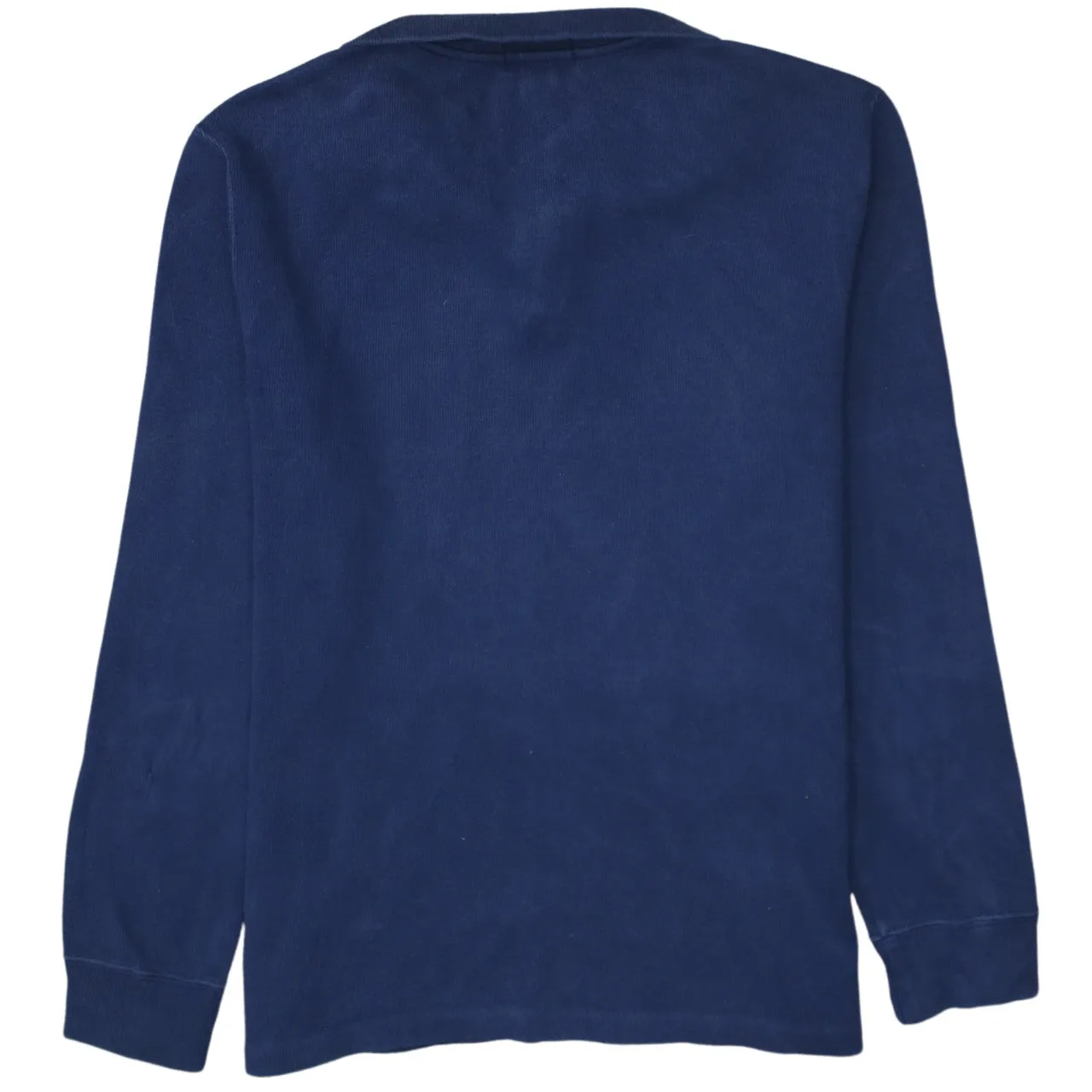 Polo Ralph Lauren 90's Lightweight Quarter Zip Sweatshirt XLarge Navy Blue sold by Vintage Club product image thumbnail 2