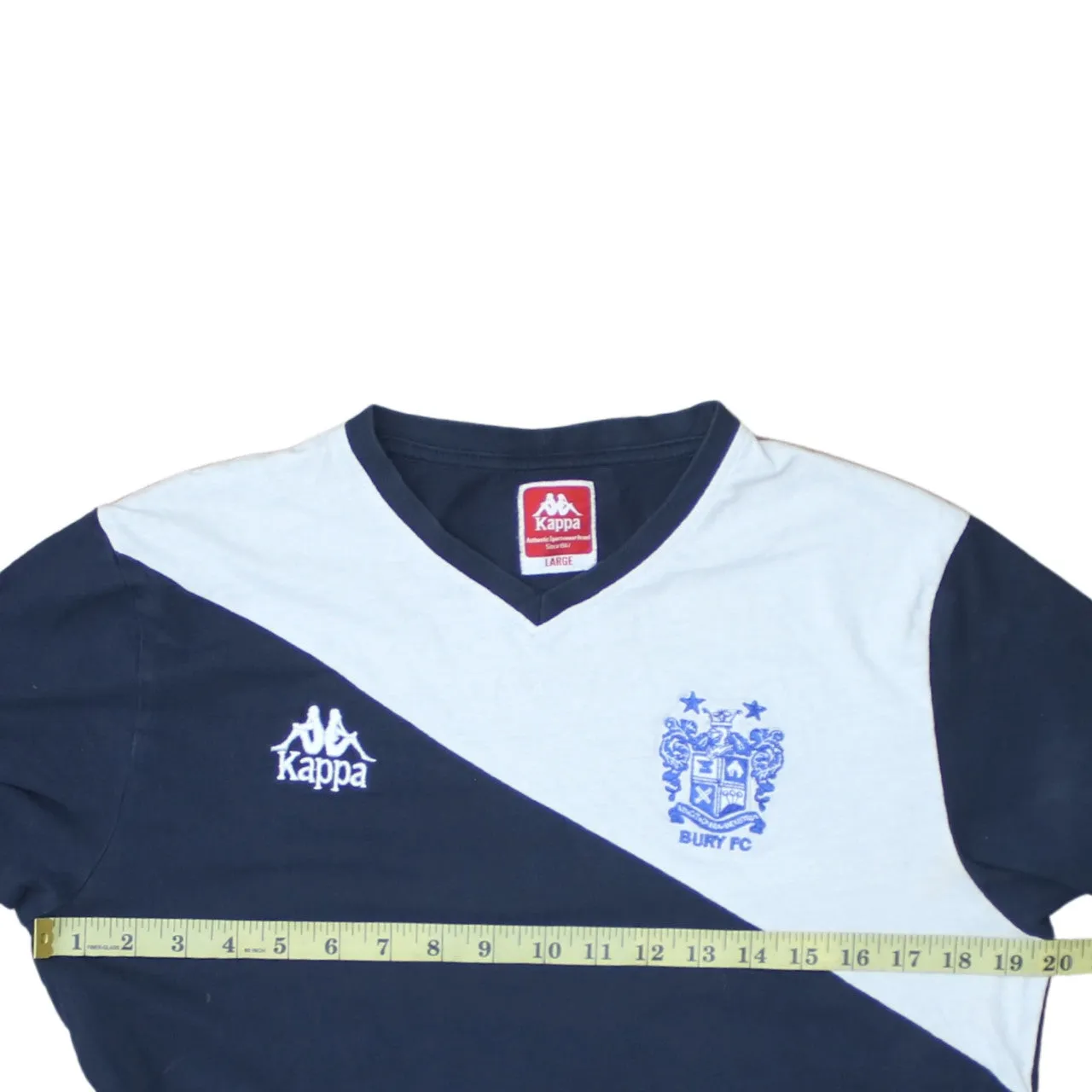 Kappa 90's Short Sleeves Crew Neck T Shirt Large Navy Blue sold by Vintage Club product image thumbnail 5