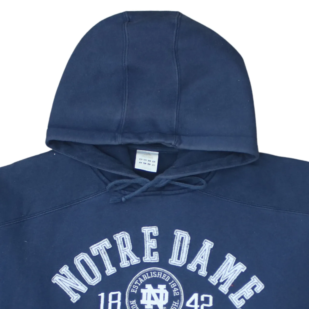Adidas 90's Notre Dame Pullover Hoodie XLarge Navy Blue sold by Vintage Club product image thumbnail 3
