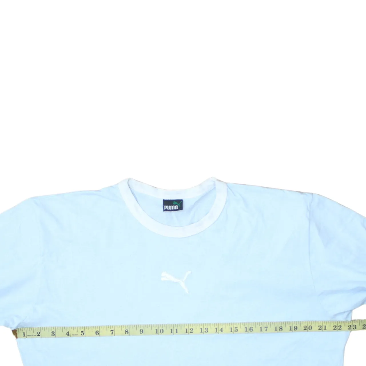 Puma 90's Short Sleeves Crew Neck T Shirt Large Blue sold by Vintage Club product image thumbnail 5