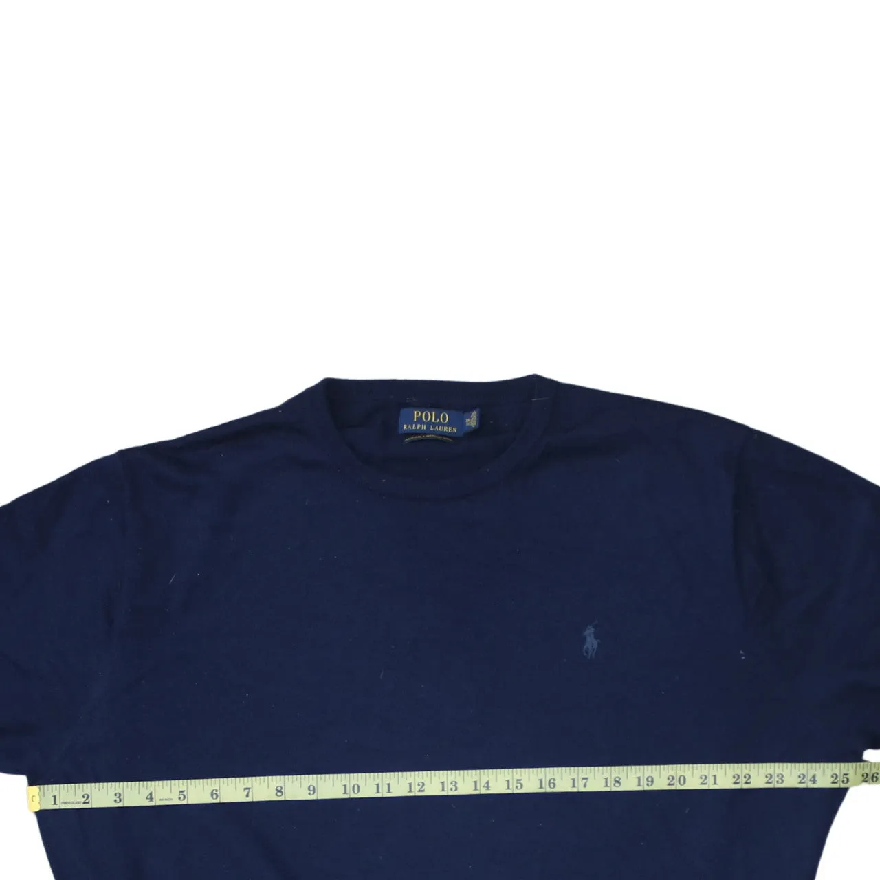 Polo Ralph Lauren 90's Lightweight Crew Neck Sweatshirt XXLarge (2XL) Navy Blue sold by Vintage Club product image thumbnail 5