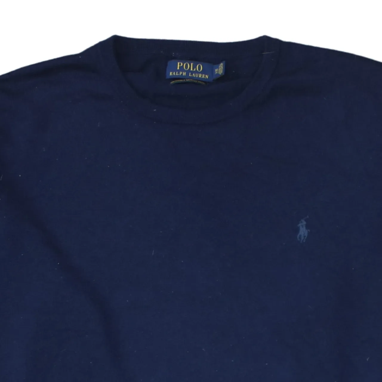 Polo Ralph Lauren 90's Lightweight Crew Neck Sweatshirt XXLarge (2XL) Navy Blue sold by Vintage Club product image thumbnail 3