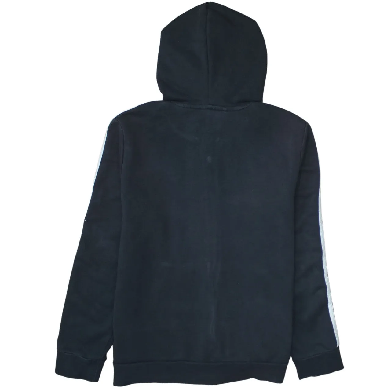 Adidas 90's Striped Sleeve Full Zip Up Hoodie XLarge Black sold by Vintage Club product image thumbnail 2