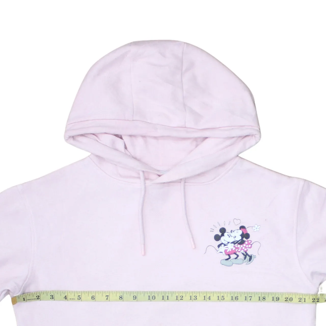 Disney 90's Mickey & Minnie Mouse Pullover Hoodie Small Pink sold by Vintage Club product image thumbnail 5