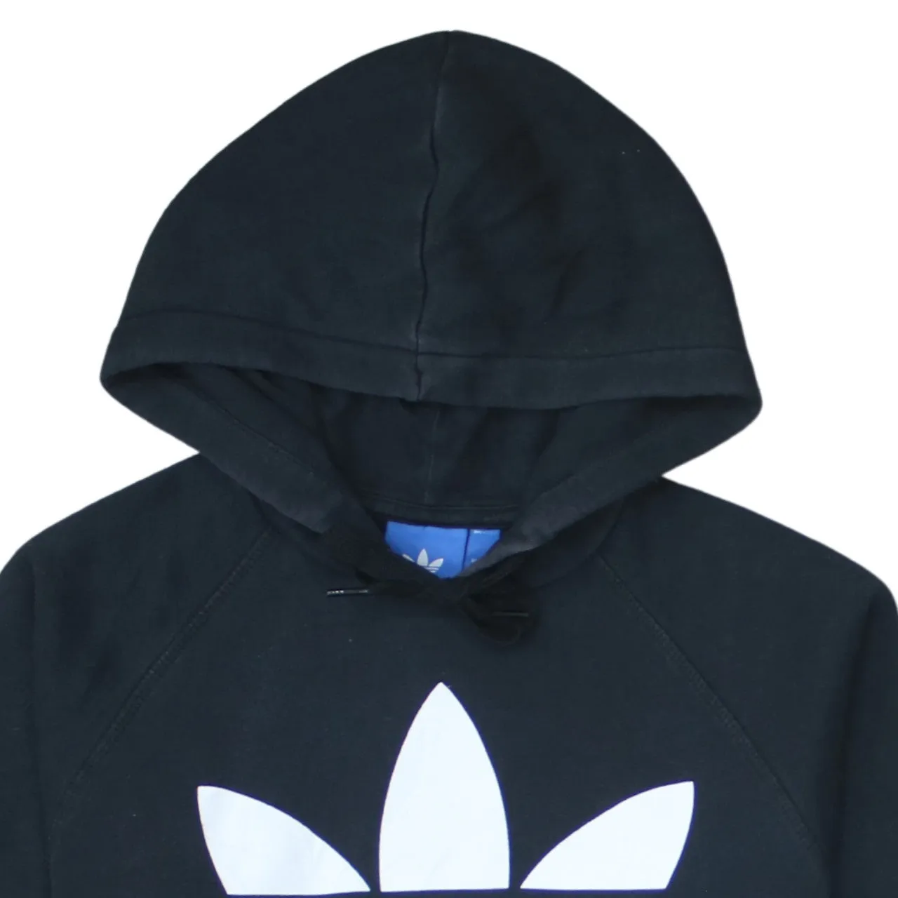Adidas 90's Spellout Pullover Hoodie Small Black sold by Vintage Club product image thumbnail 3