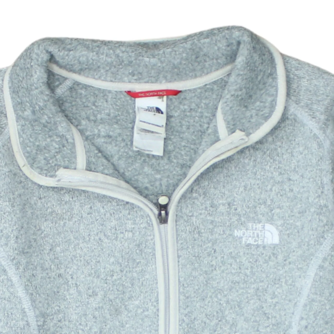 The North Face 90's Lightweight Full Zip Up Sweatshirt Medium Grey sold by Vintage Club product image thumbnail 3