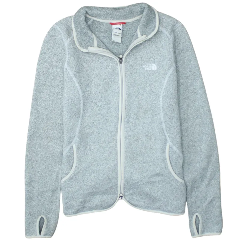 The North Face 90's Lightweight Full Zip Up Sweatshirt Medium Grey made by The North Face
