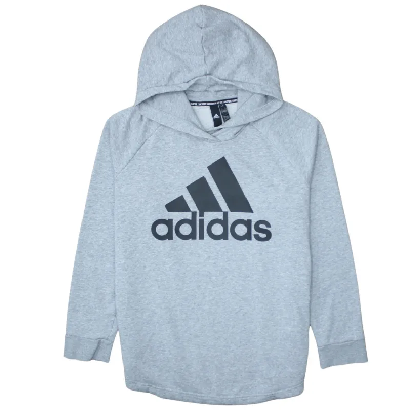Adidas 90's Spellout Pullover Hoodie XLarge Grey sold by Vintage Club