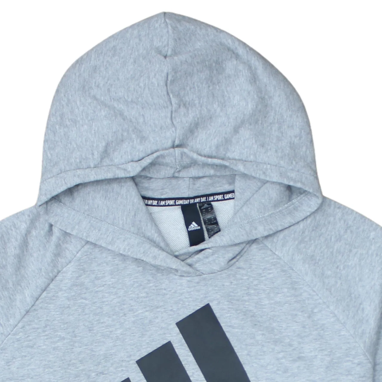 Adidas 90's Spellout Pullover Hoodie XLarge Grey sold by Vintage Club product image thumbnail 3