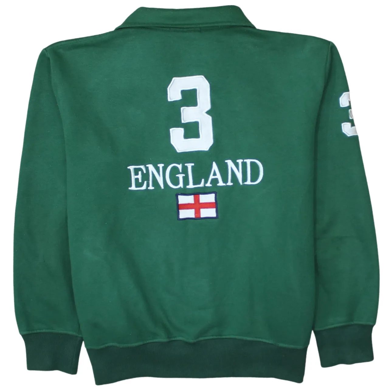Polo Ralph Lauren 90's Lightweight Full Zip Up Sweatshirt Large Green sold by Vintage Club product image thumbnail 2