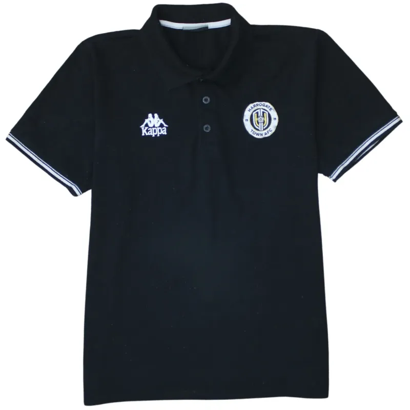 Kappa 90's Short Sleeves Quarter Button Polo Shirt XLarge Black sold by Vintage Club