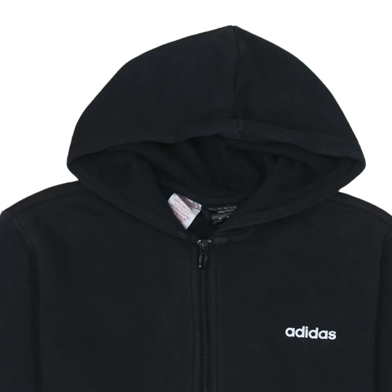 Adidas 90's Drawstring Pockets Full Zip Up Hoodie XLarge Black sold by Vintage Club product image thumbnail 3
