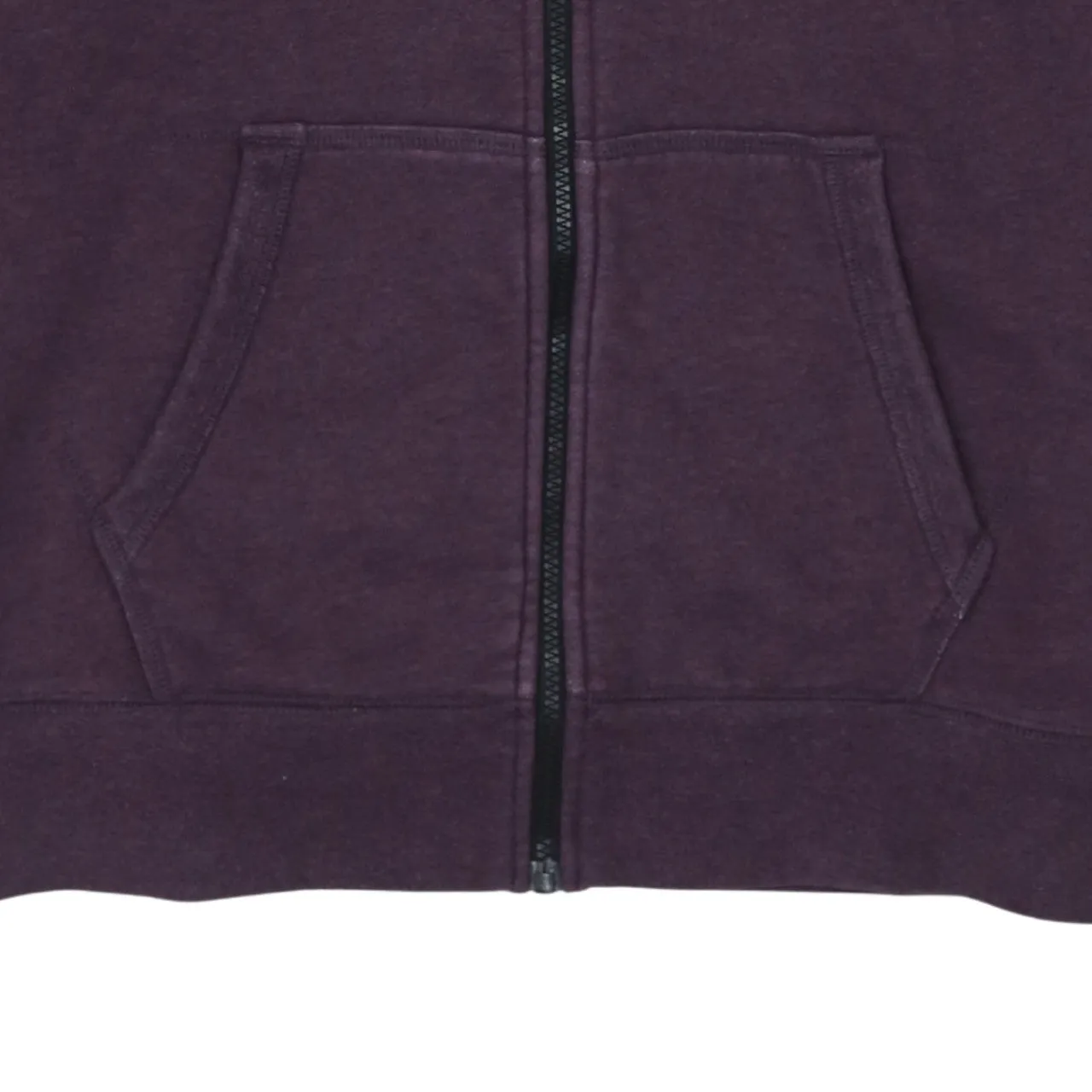Nike 90's Swoosh Full Zip Up Hoodie Large Burgundy Red sold by Vintage Club product image thumbnail 4