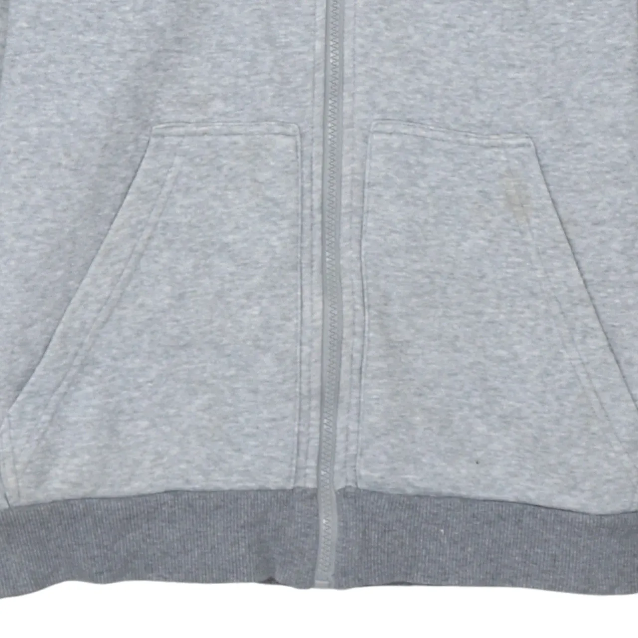 Adidas 90's Striped Sleeve Full Zip Up Hoodie Medium Grey sold by Vintage Club product image thumbnail 4