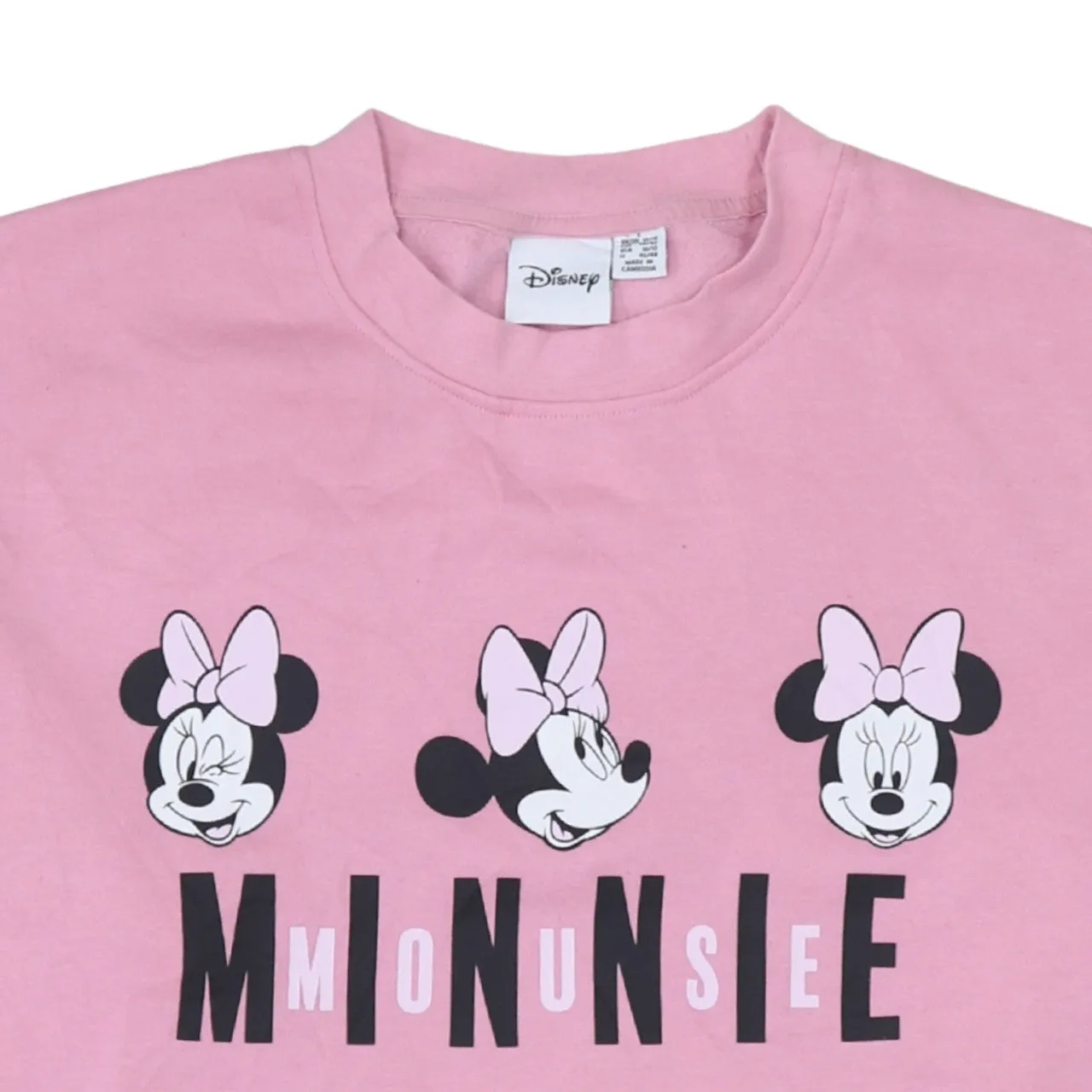 Disney 90's Minnie Mouse Crew Neck Sweatshirt Large Pink sold by Vintage Club product image thumbnail 3