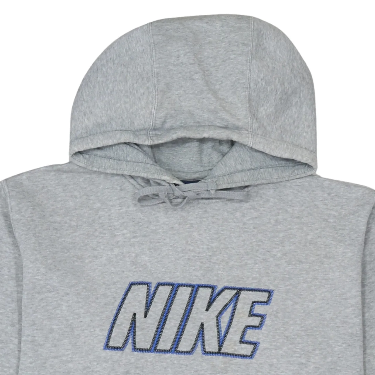 Nike 90's Spellout Pullover Hoodie Large Grey sold by Vintage Club product image thumbnail 3