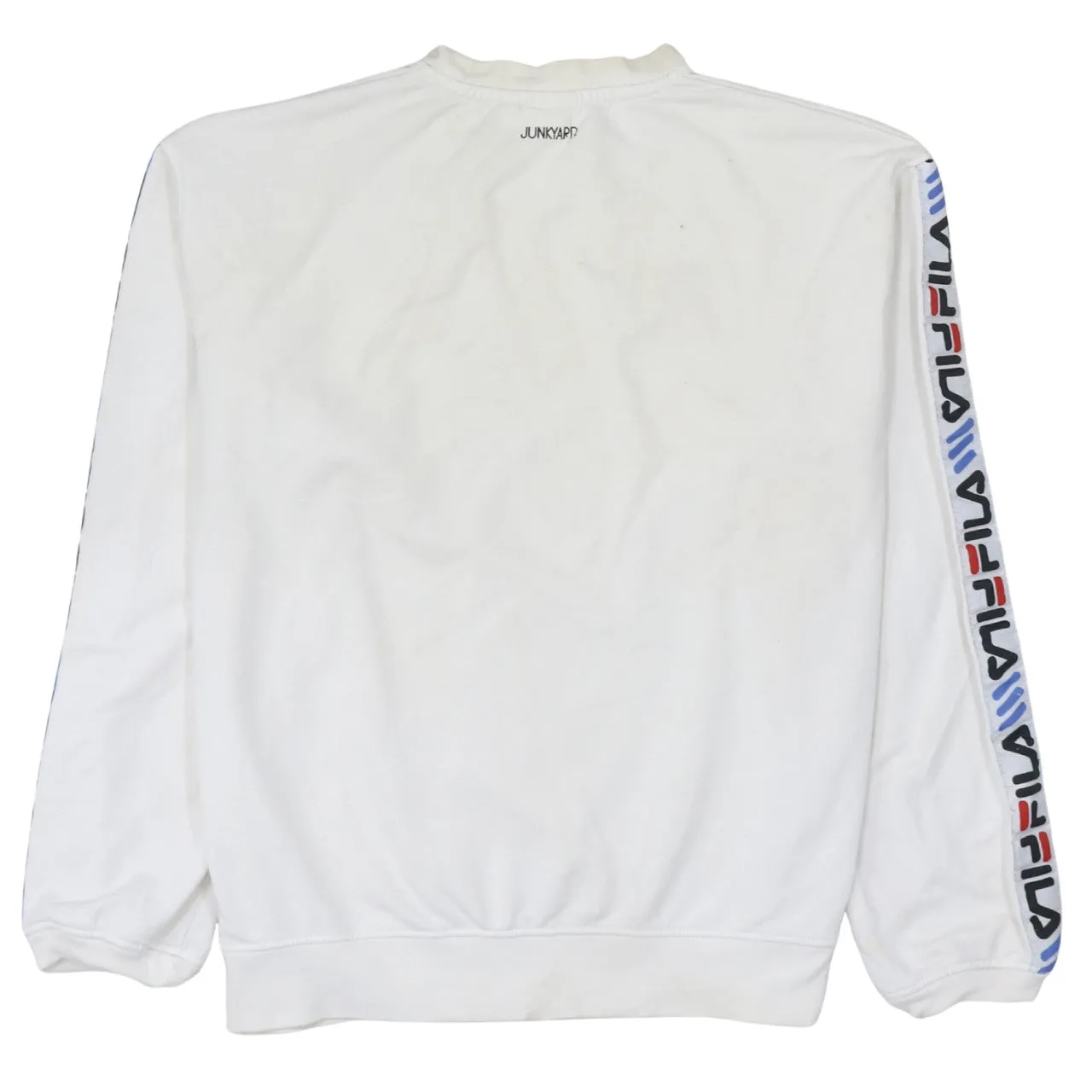 Fila 90's Lightweight Crew Neck Sweatshirt Large White sold by Vintage Club product image thumbnail 2