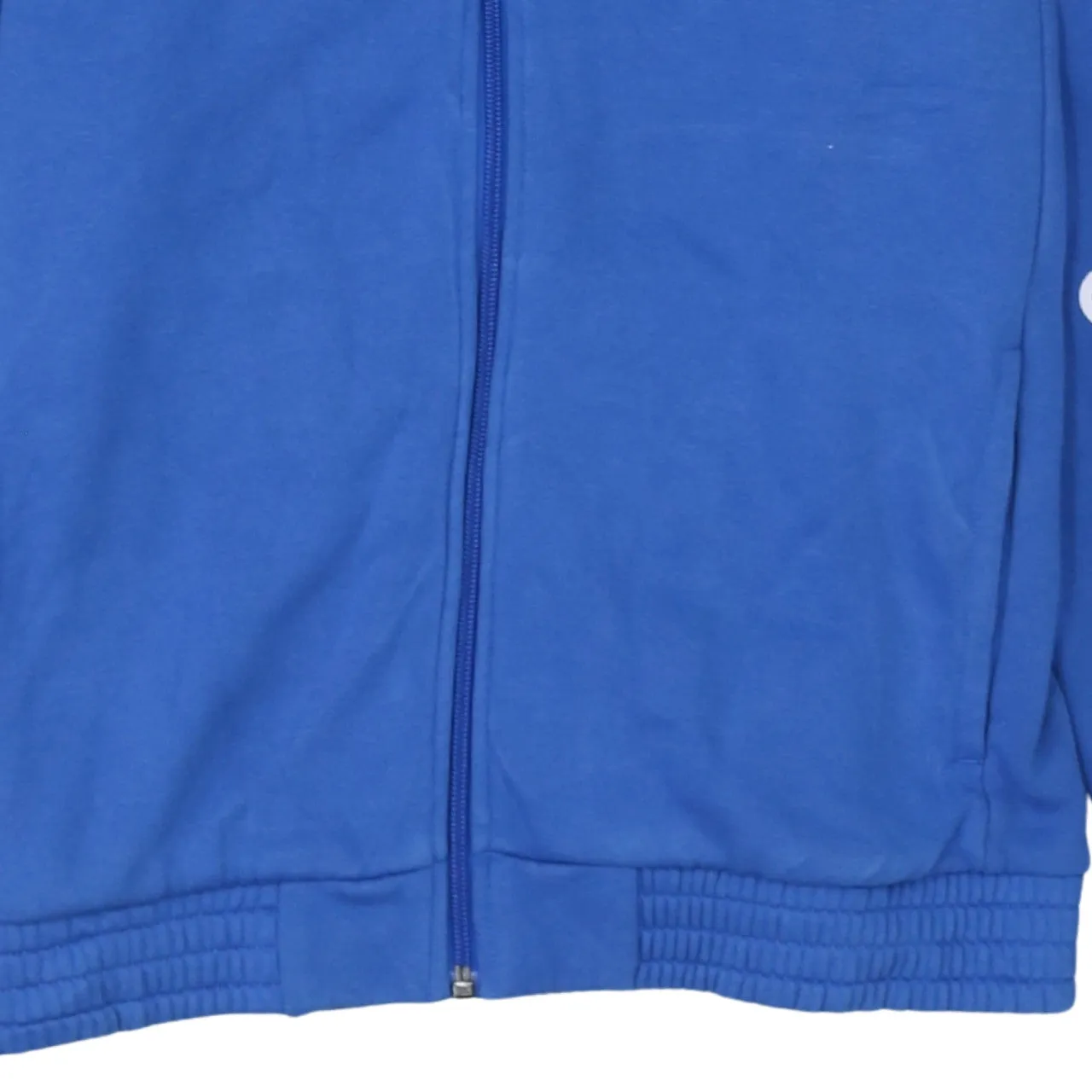 Adidas 90's Striped Sleeve Full Zip Up Hoodie Large Blue sold by Vintage Club product image thumbnail 4