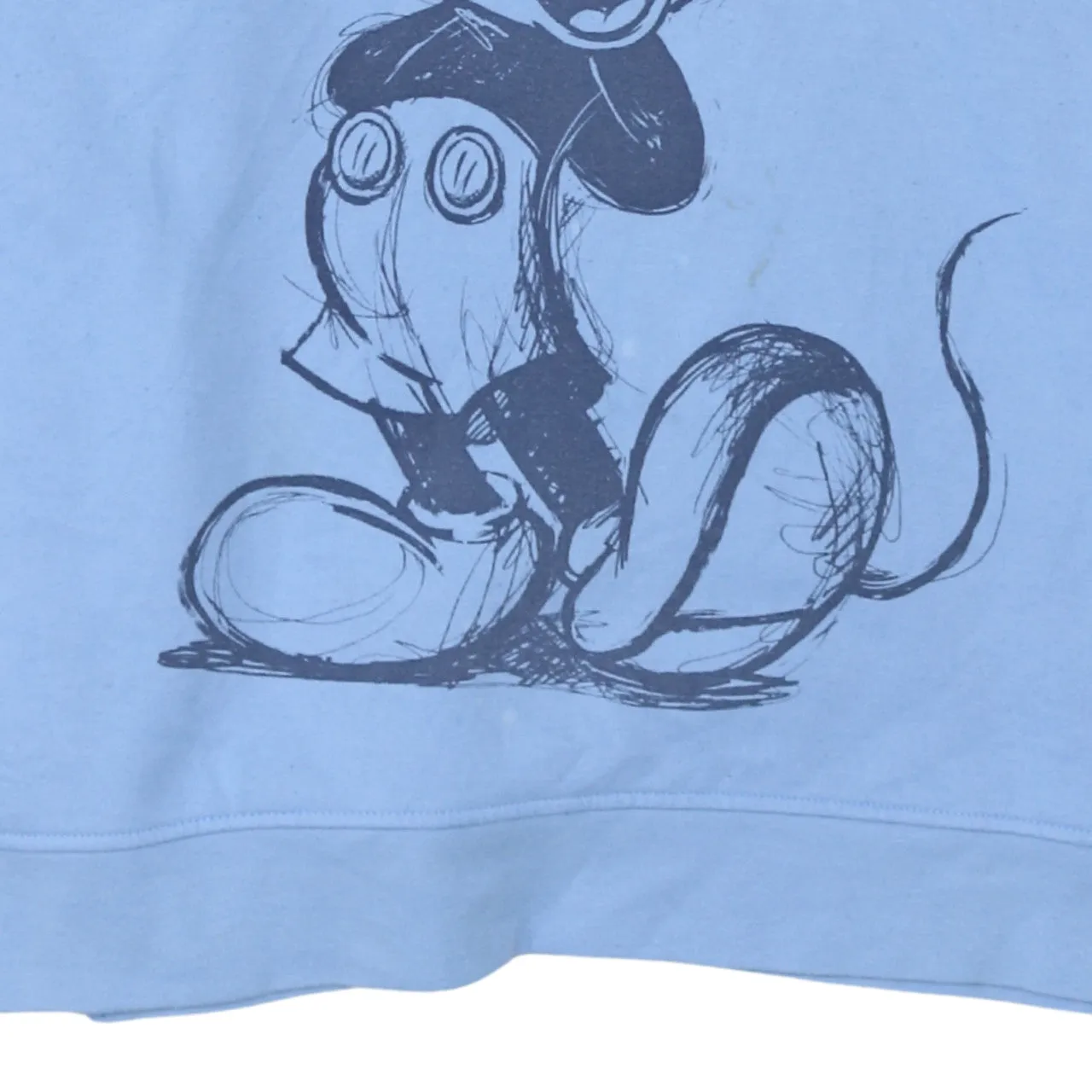 Disney 90's Mickey Mouse Pullover Hoodie XLarge Blue sold by Vintage Club product image thumbnail 4