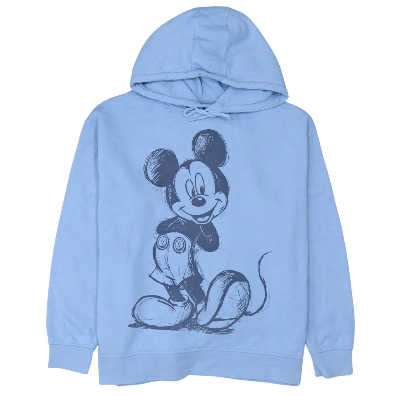 Disney 90's Mickey Mouse Pullover Hoodie XLarge Blue sold by Vintage Club