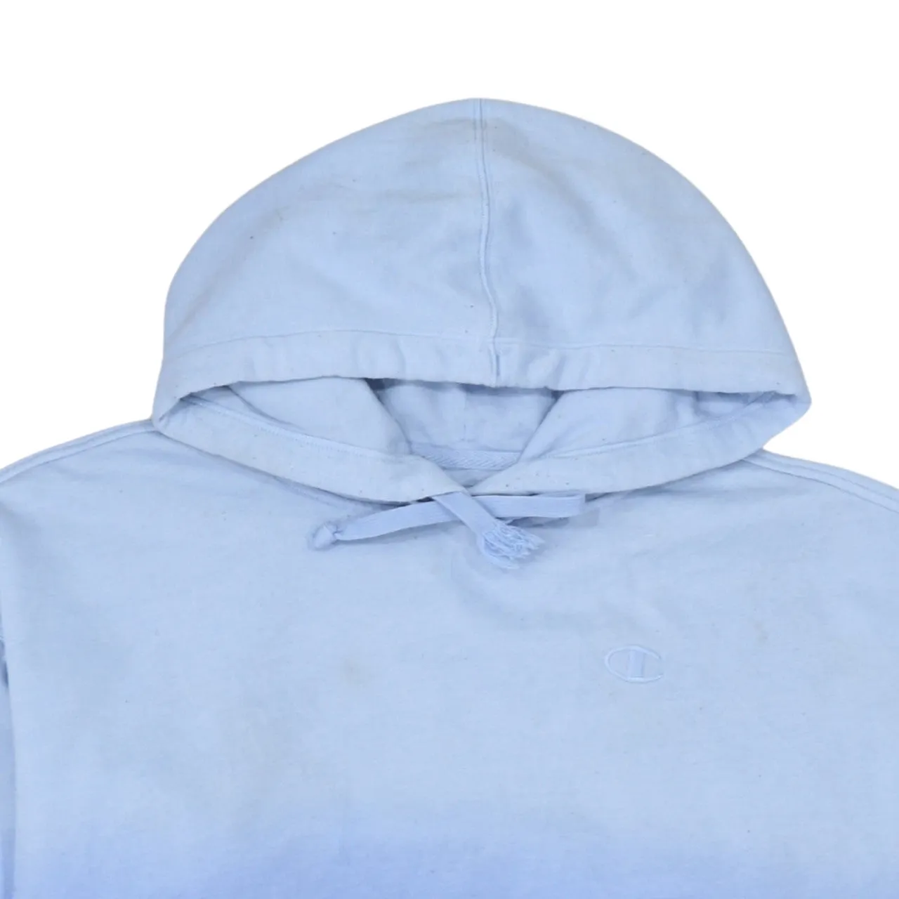Champion 90's Drawstring Pockets Pullover Hoodie Small Blue sold by Vintage Club product image thumbnail 3