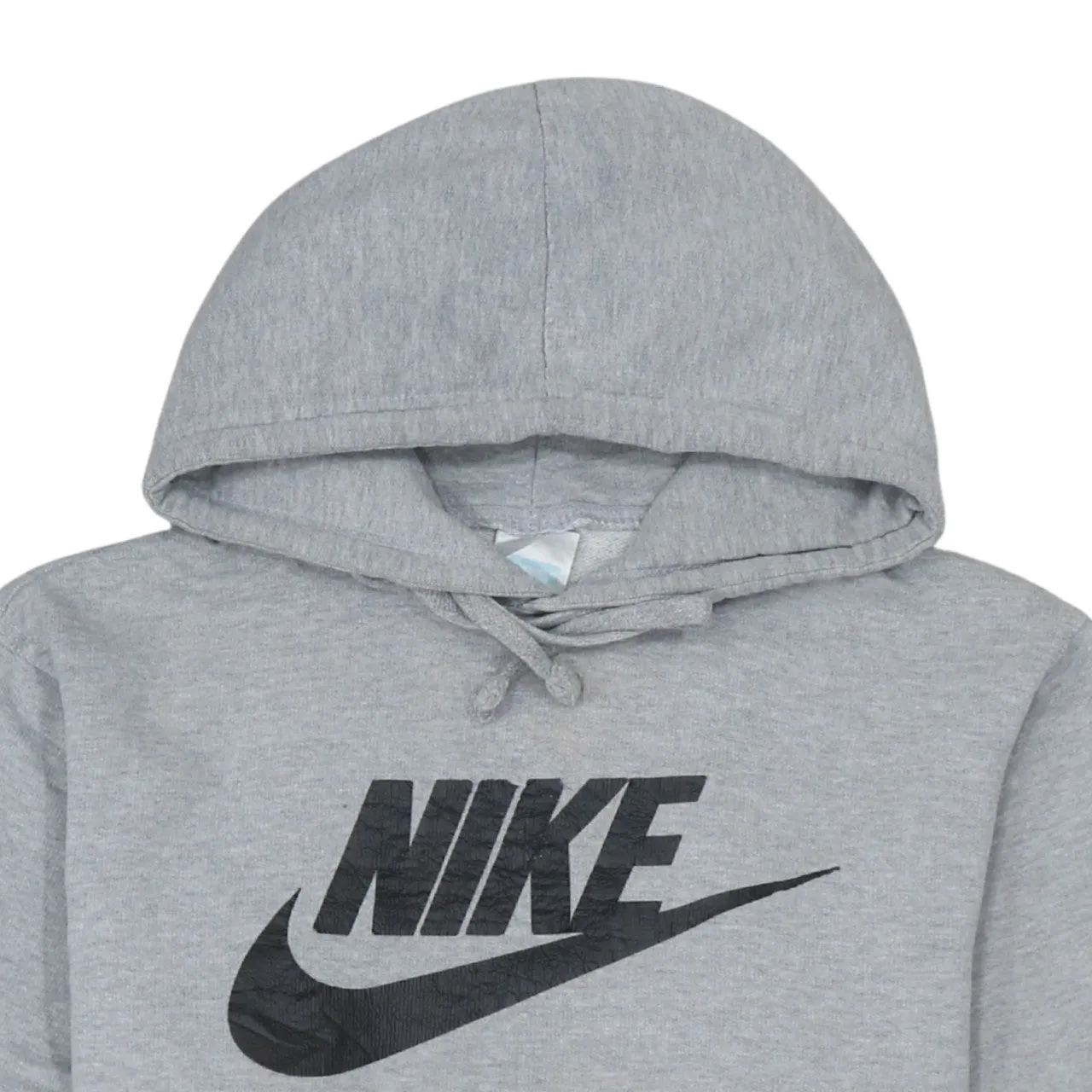 Nike 90's Center Middle Swoosh Pullover Hoodie XSmall Grey sold by Vintage Club product image thumbnail 3