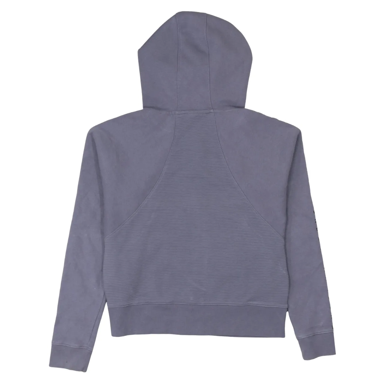 Under Armour Purple Zip Hoodie Women’s Small Embroidered Logo Ribbed Panel Pockets Sweatshirt sold by Vintage Club product image thumbnail 2