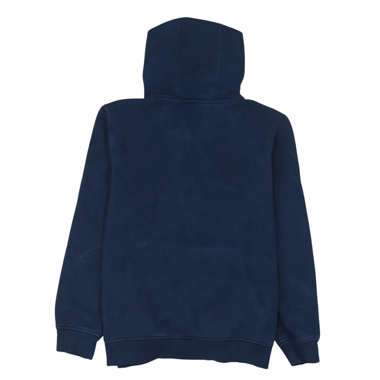 Adidas 90's Drawstring Pockets Pullover Hoodie Medium Navy Blue sold by Vintage Club product image thumbnail 2