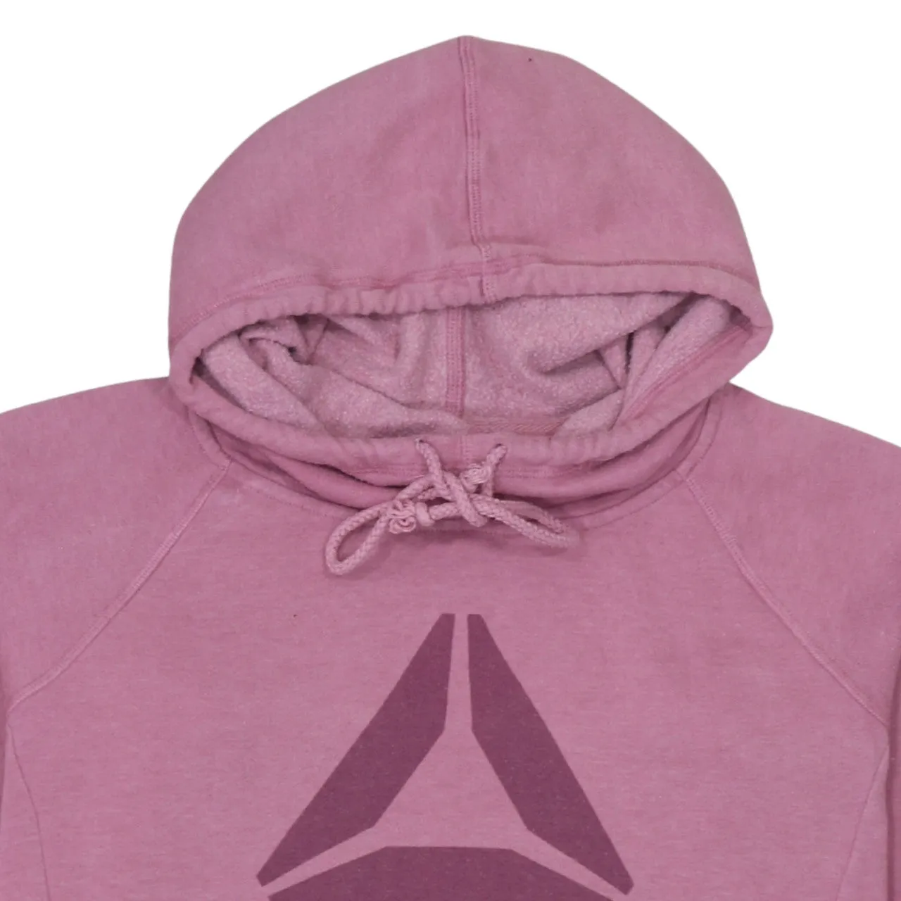 Reebok 90's Spellout Pullover Hoodie Large Pink sold by Vintage Club product image thumbnail 3