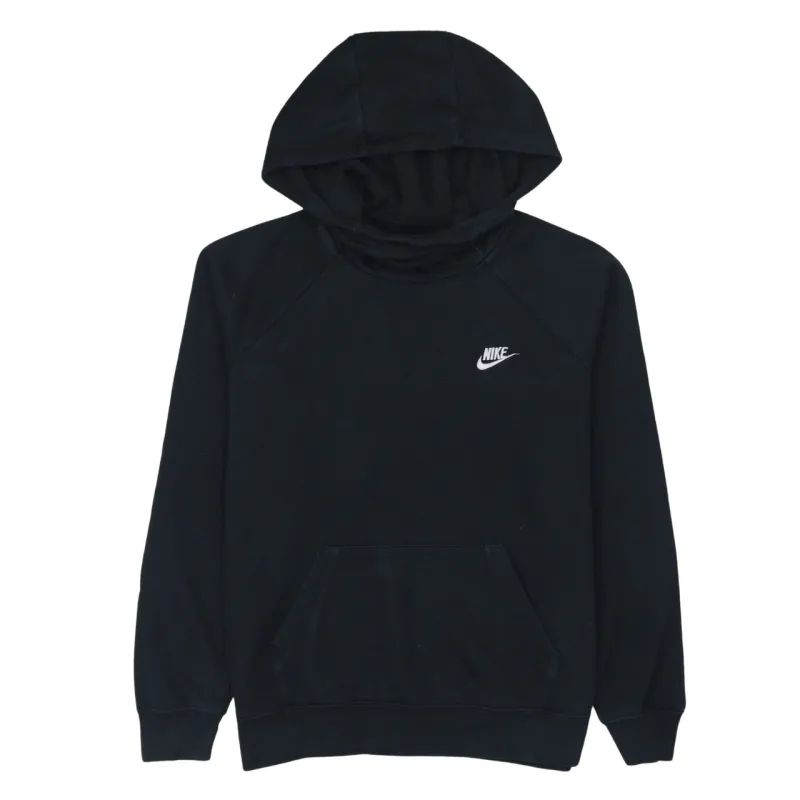 Nike 90's Swoosh Pullover Hoodie Medium Black sold by Vintage Club