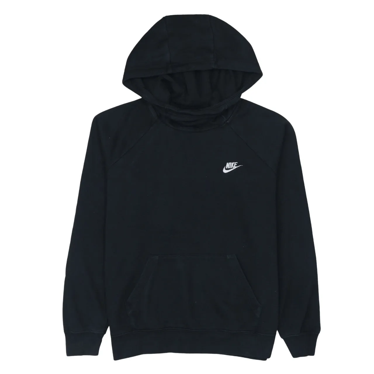 Nike 90's Swoosh Pullover Hoodie Medium Black sold by Vintage Club