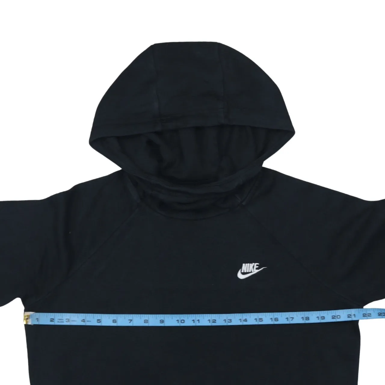 Nike 90's Swoosh Pullover Hoodie Medium Black sold by Vintage Club product image thumbnail 5