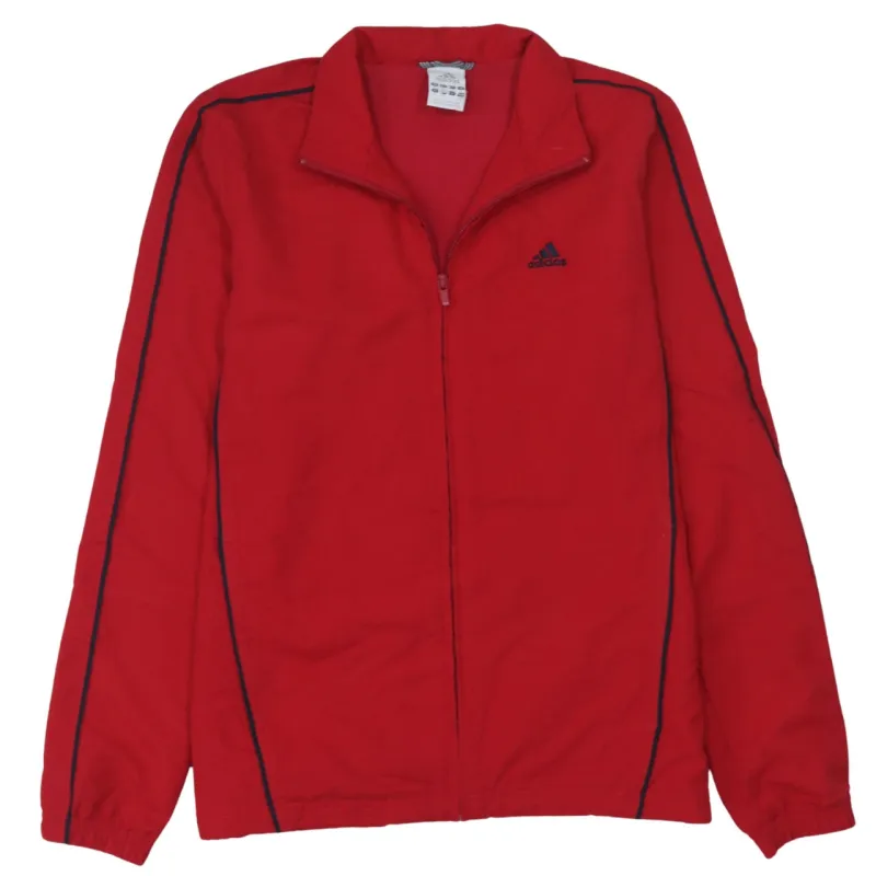 Adidas 90's Lightweight Full Zip Up Windbreaker Medium Red sold by Vintage Club