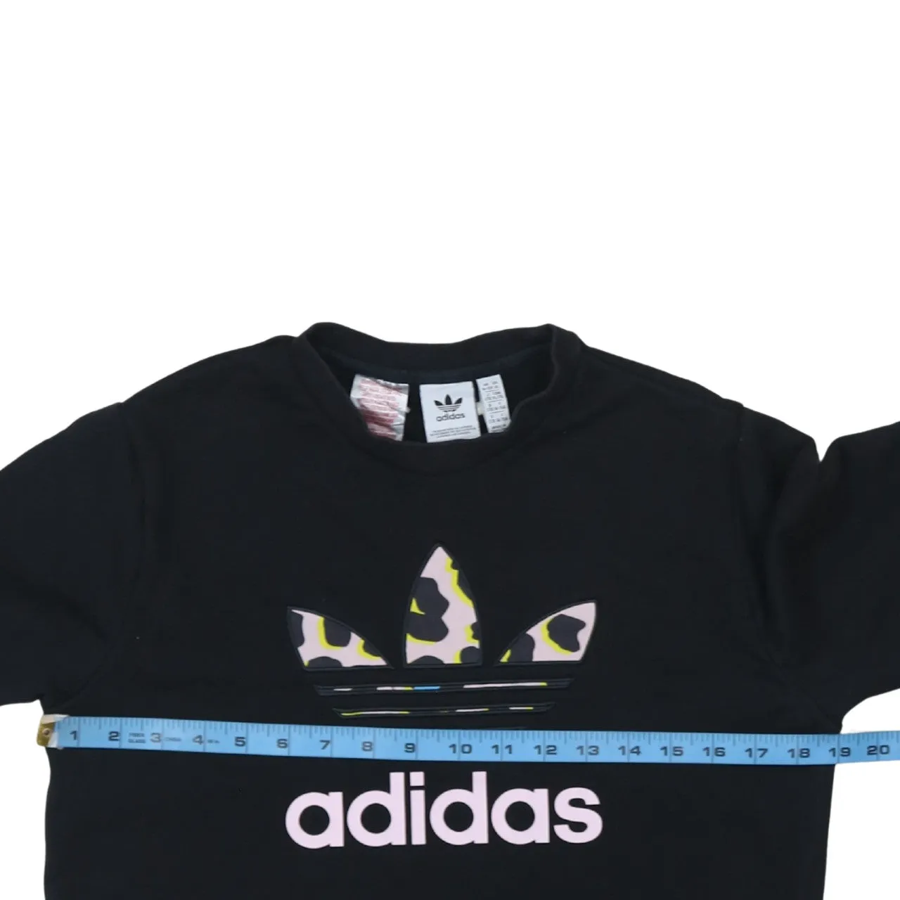 Adidas 90's Spellout Crew Neck Sweatshirt XLarge Black sold by Vintage Club product image thumbnail 5