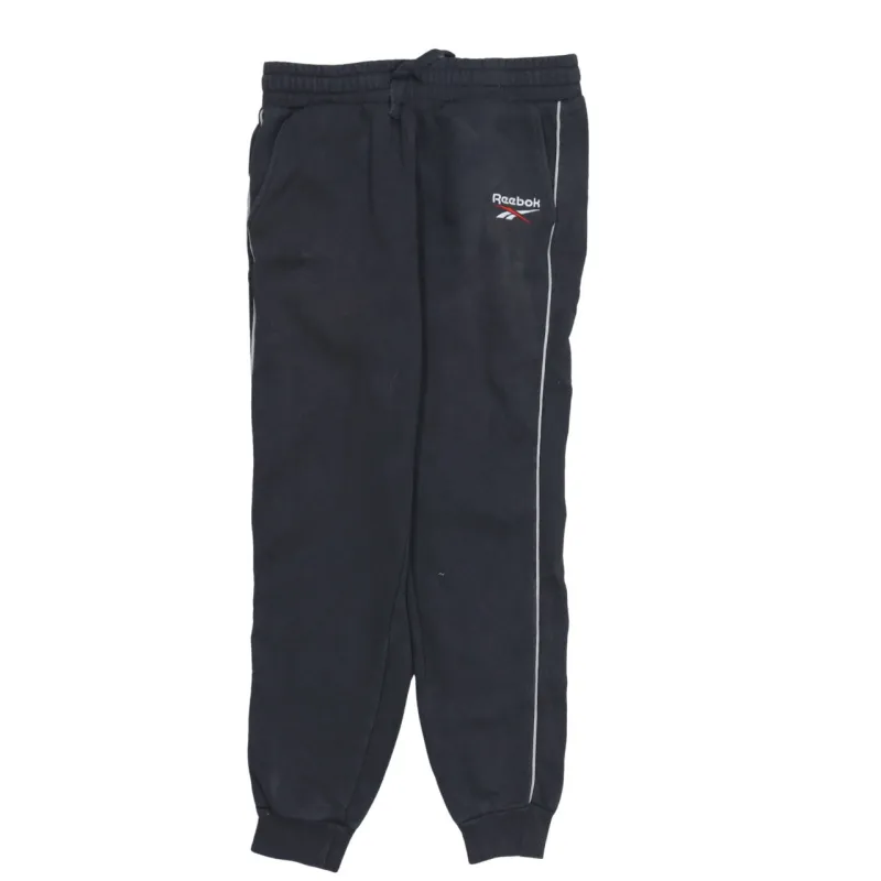 Reebok 90's Rib Cuff Casual Joggers / Sweatpants 28 Black made by Reebok