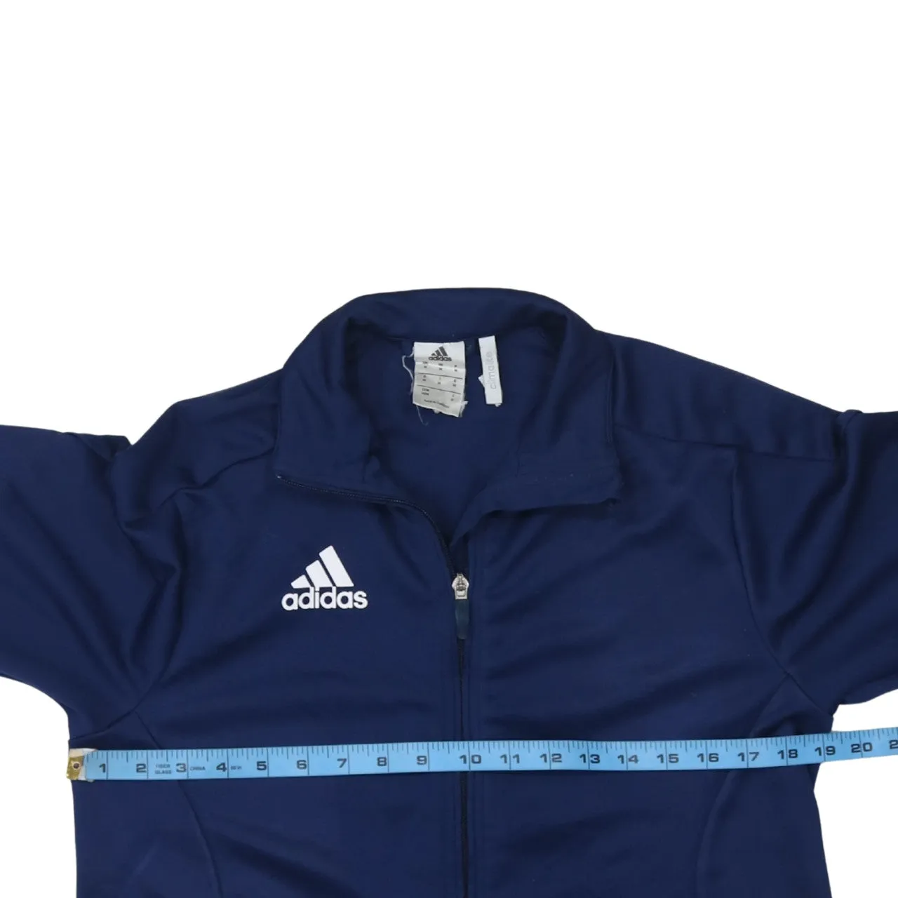 Adidas 90's Lightweight Full Zip Up Sweatshirt Medium Navy Blue sold by Vintage Club product image thumbnail 5