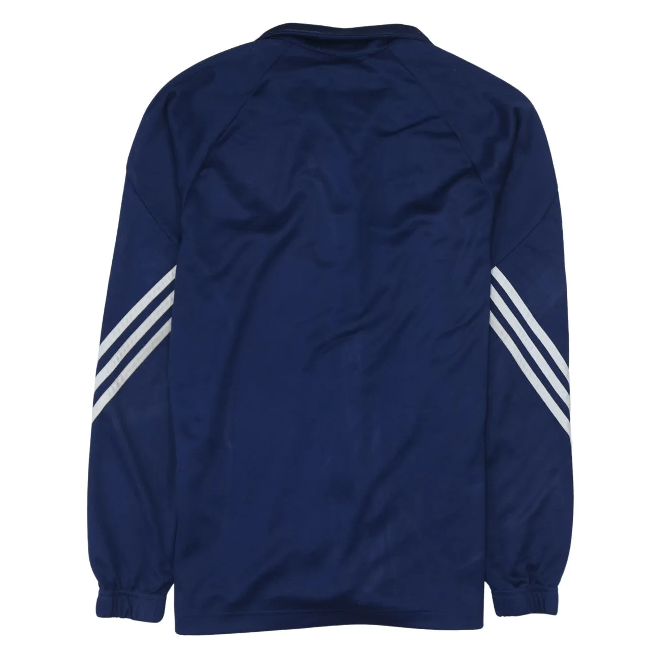Adidas 90's Lightweight Full Zip Up Sweatshirt Medium Navy Blue sold by Vintage Club product image thumbnail 2