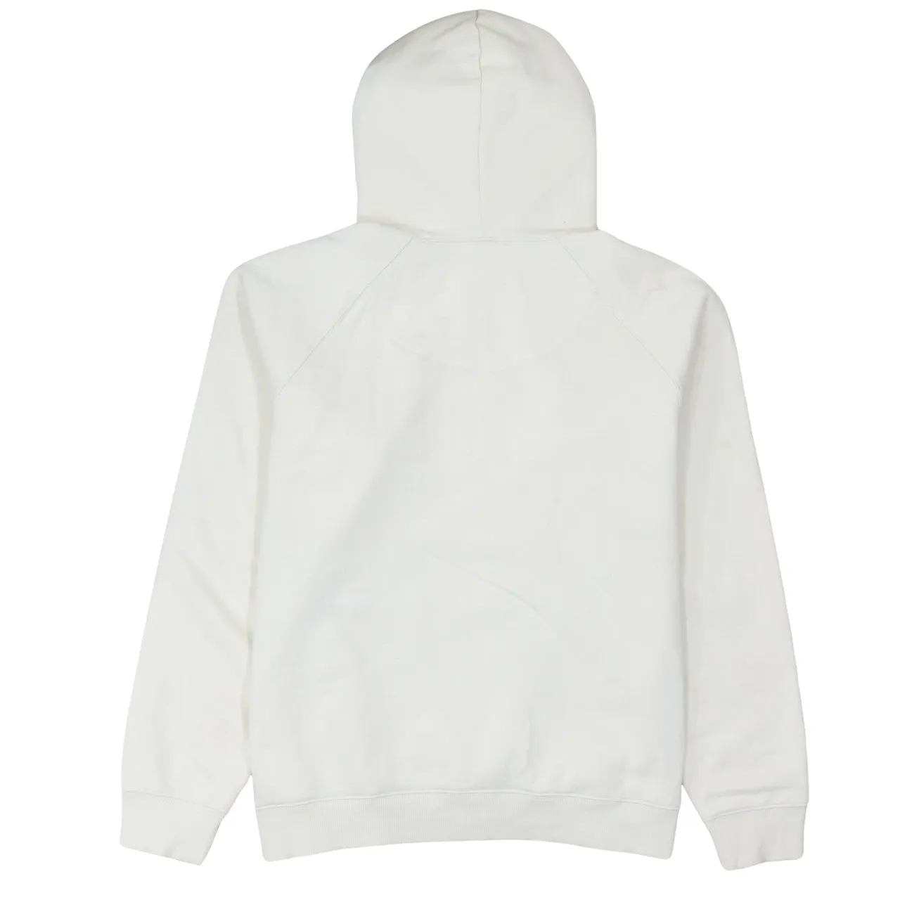 Adidas 90's Drawstring Pockets Pullover Hoodie Medium Beige Cream sold by Vintage Club product image thumbnail 2