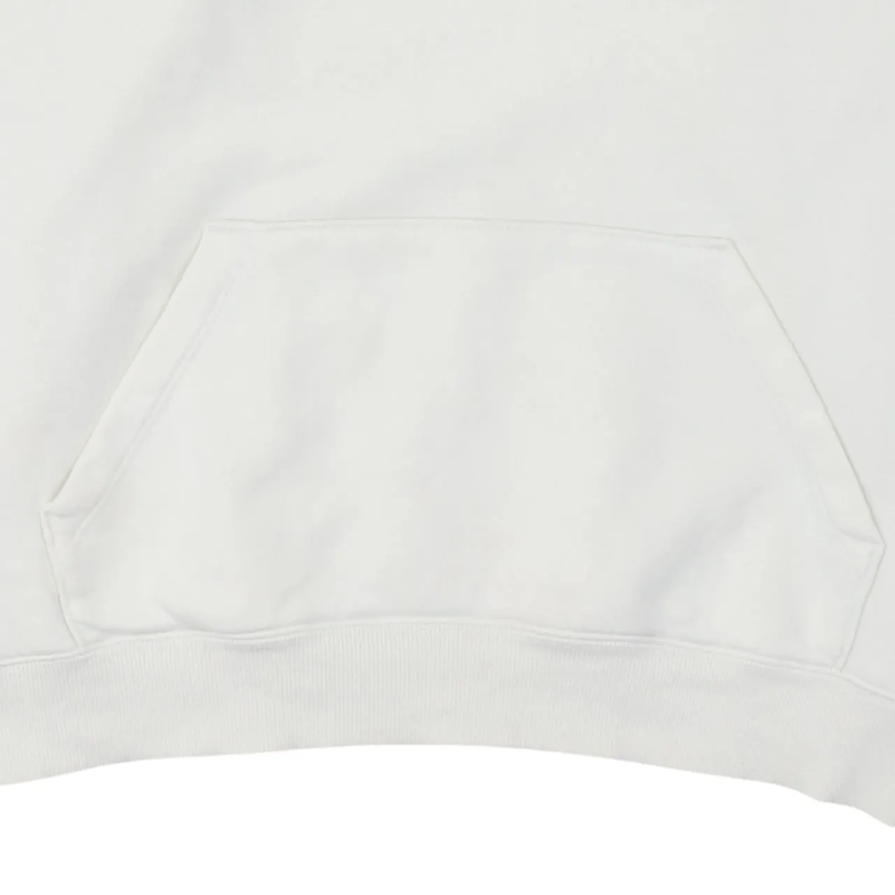 Adidas 90's Drawstring Pockets Pullover Hoodie Medium Beige Cream sold by Vintage Club product image thumbnail 4