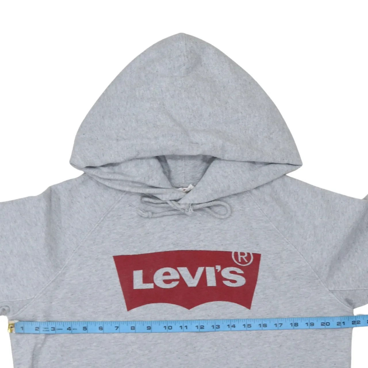 Levi's 90's Spellout Pullover Hoodie Small Grey sold by Vintage Club product image thumbnail 5