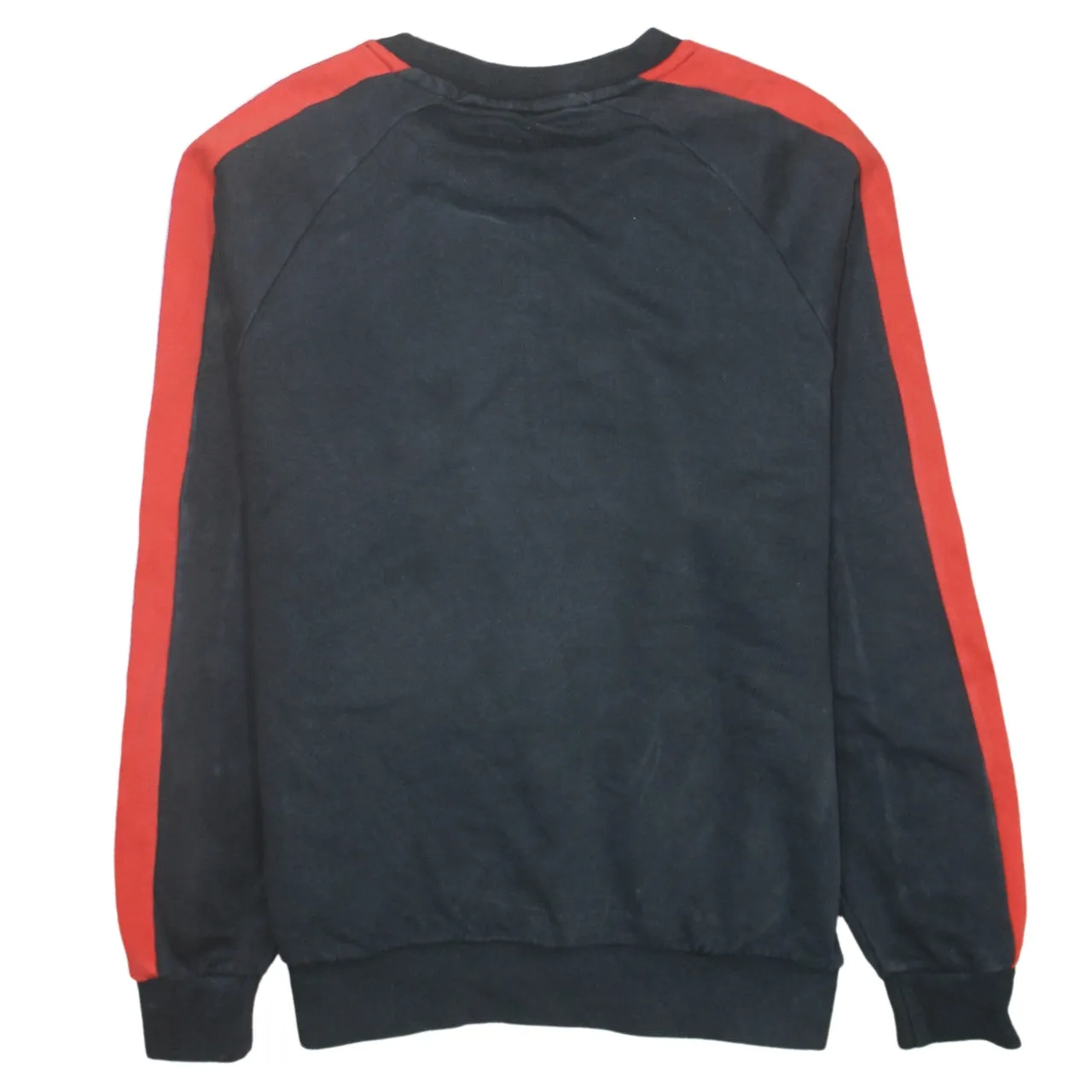 Adidas Black Crewneck Sweatshirt Women’s XSmall Trefoil Embroidered Logo Three Stripe Sleeves Pullover sold by Vintage Club product image thumbnail 2