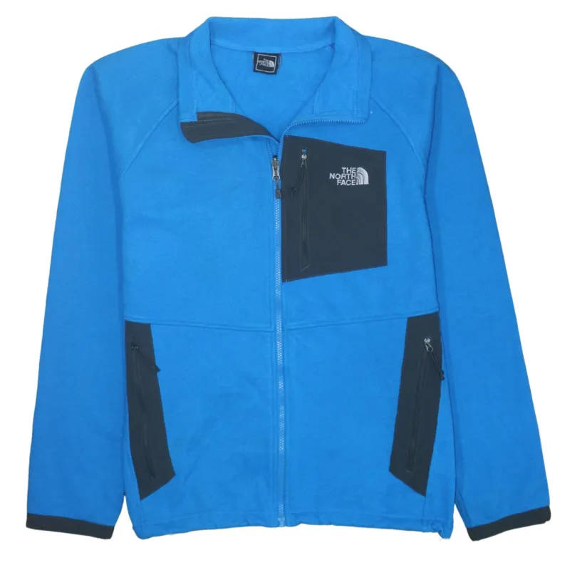 The North Face 90's Lightweight Full Zip Up Sweatshirt Large Blue sold by Vintage Club