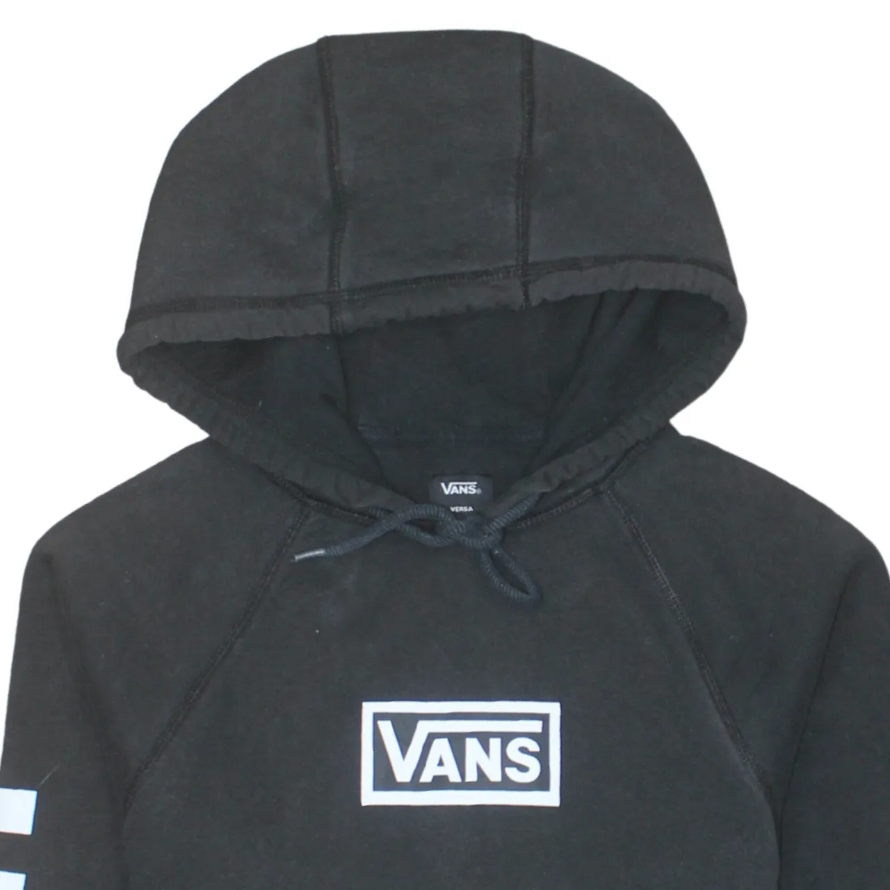 VANS 90's Spellout Pullover Hoodie Small Black sold by Vintage Club product image thumbnail 3