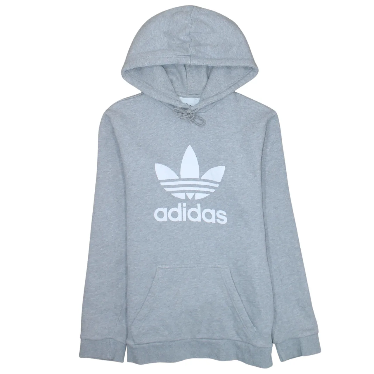 Adidas 90's Spellout Pullover Hoodie XSmall Grey sold by Vintage Club