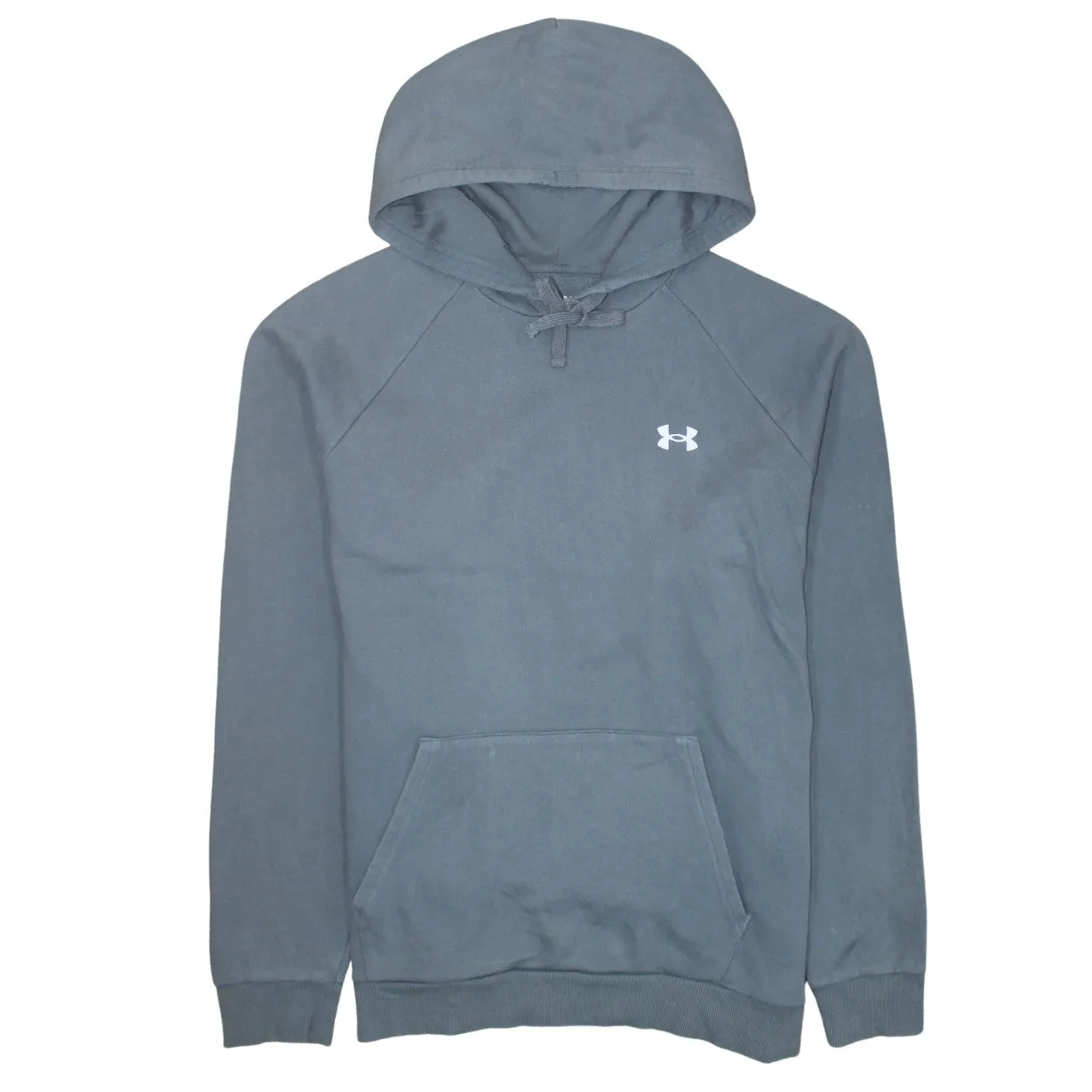 Under Armour Grey Hoodie Men's XLarge Embroidered Chest Logo Front Pocket Pullover Sweatshirt sold by Vintage Club