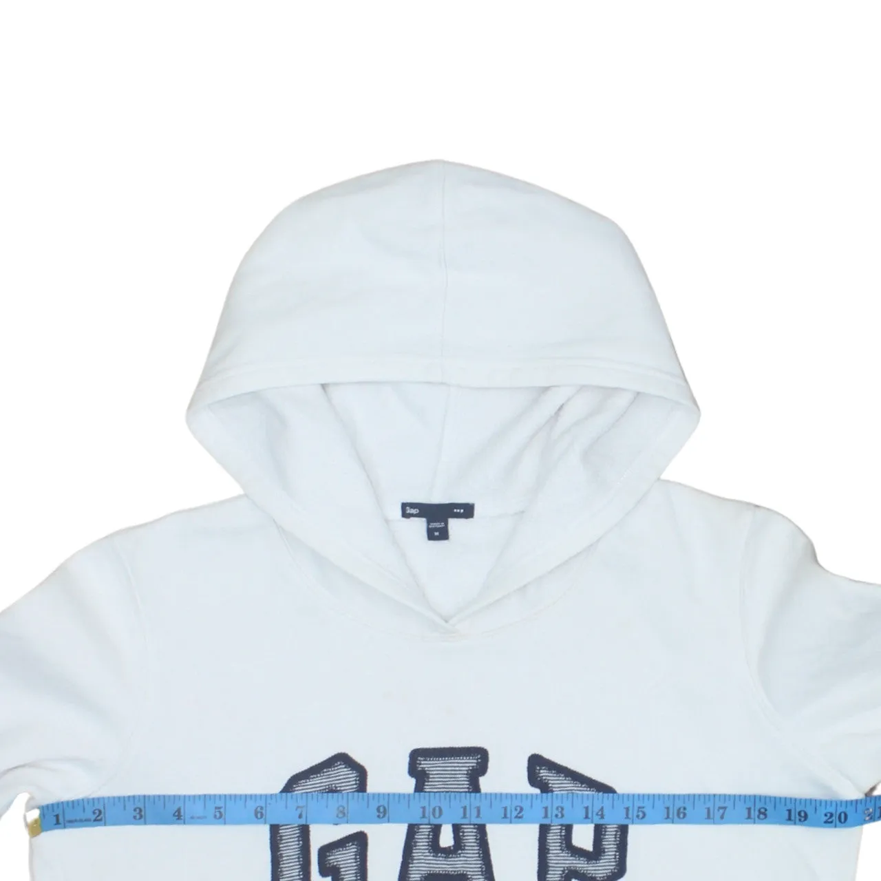 Gap 90's Spellout Pullover Hoodie Medium White sold by Vintage Club product image thumbnail 5
