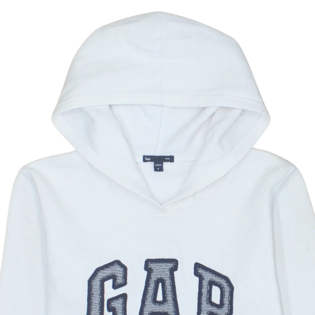 Gap 90's Spellout Pullover Hoodie Medium White sold by Vintage Club product image thumbnail 3