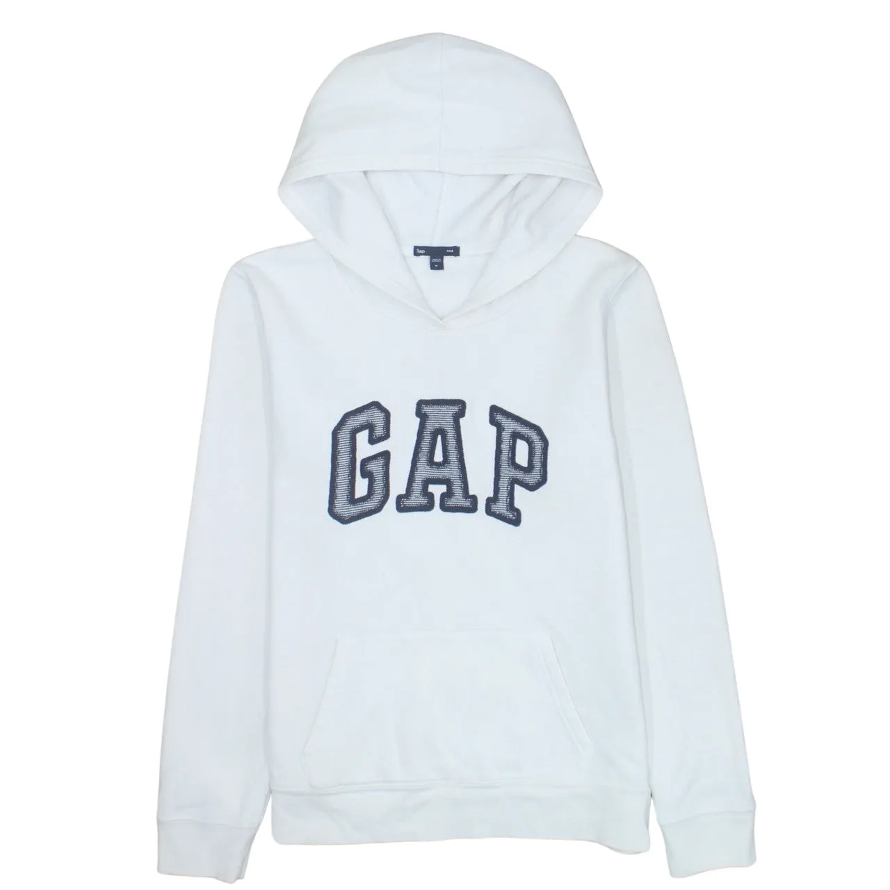 Gap 90's Spellout Pullover Hoodie Medium White sold by Vintage Club