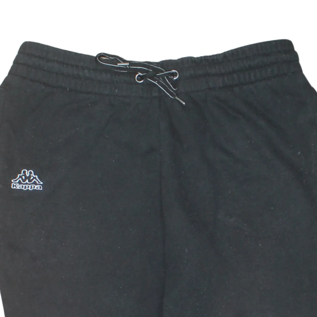 Kappa Black Joggers Men’s 34 Embroidered Logo Elastic Waist Cuffed Sweatpants sold by Vintage Club product image thumbnail 3