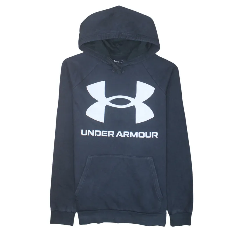 Under Armour 90's Spellout Pullover Hoodie Medium Black made by Under Armour